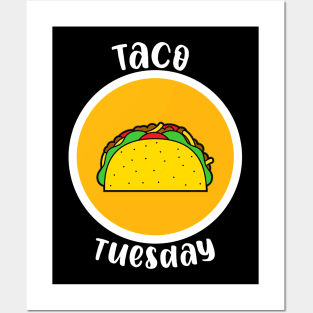 Cute Taco Lover Gift Posters and Art